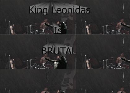 King Leonidas Preforming With Brutal Truth