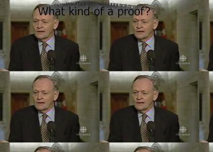 Jean Chrétien wants proof