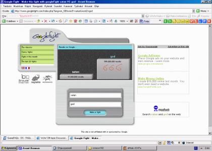 OMG, secret satanic googlefight!