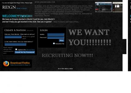 ReignGame.com Now Recruiting!!