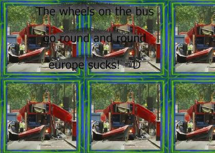 THE WHEELS ON THE BUS GO ROUND AND ROUND