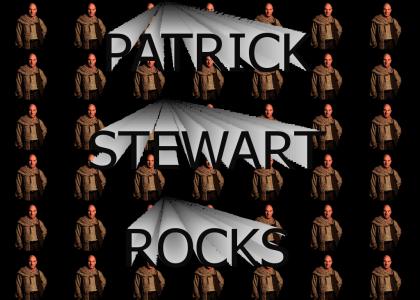 Patrick Stewart Rocks
