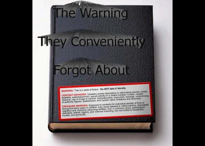 Bible Warning Label