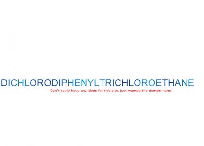 Dichlorodiphenyltrichloroethane