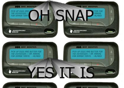 Batman's Beeper (update with new messages)