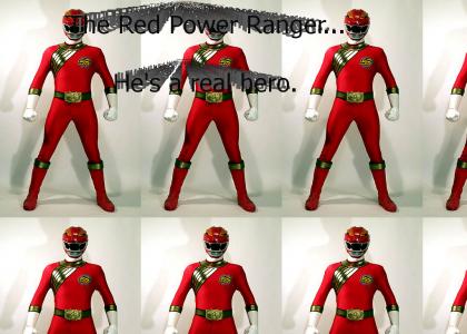 The Red Power Ranger!
