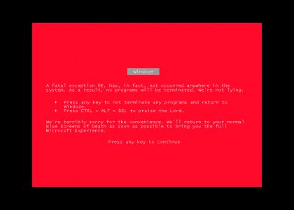 Red Screen of Life!
