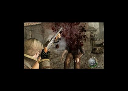 RE4 over exaggerates