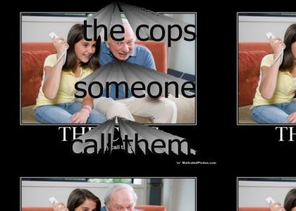 The cops....someone call them.