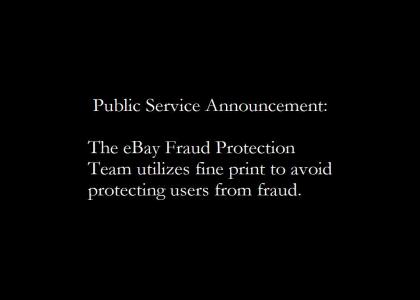 eBay Fraud Warning