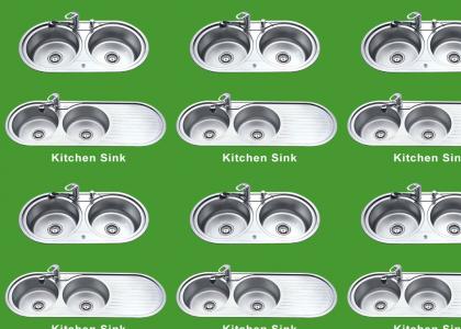 THE KITCHEN SINK, it is so simple, but it is life..