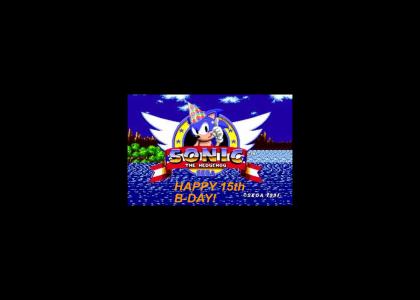Happy 15th Birthday, Sonic!