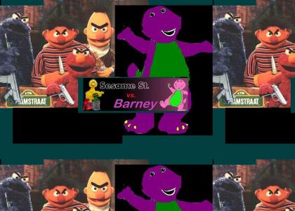 Sesame Street VS Barny