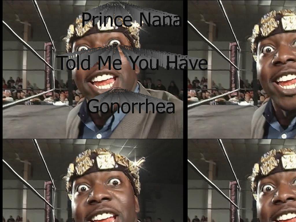 PrinceNanaGonorrhea