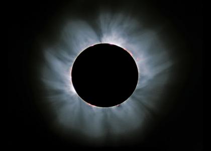 The Sun Is Eclipsed By The Moon