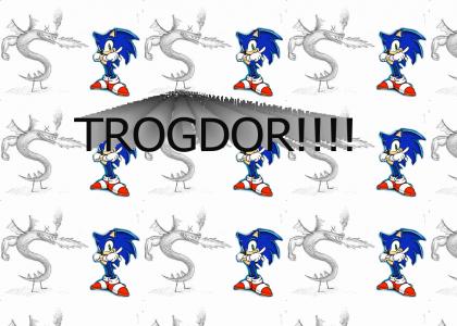 Sonic gives Trogdor advice