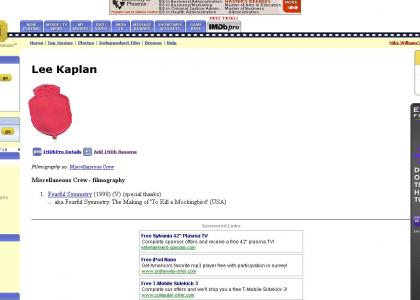 Lee Kaplan's IMDB Page