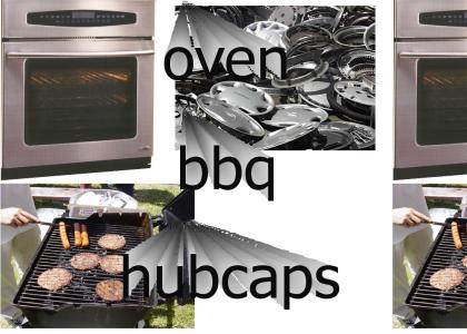 Oven, Barbeque, Hubcaps of the Car