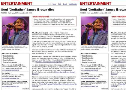 James Brown Is Dead