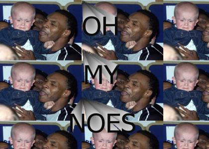 Mike Tyson eats children