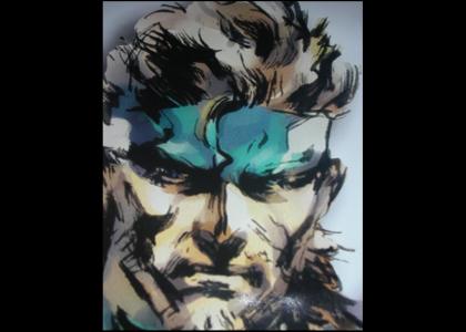 Solid Snake Stares Into Your Soul
