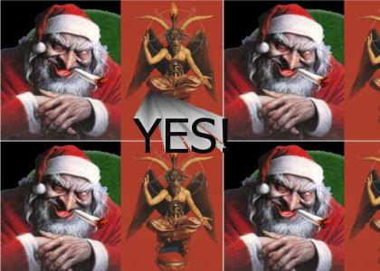 Is Santa actually Satan?
