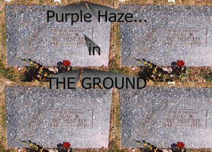 Purple haze...wait...you're dead
