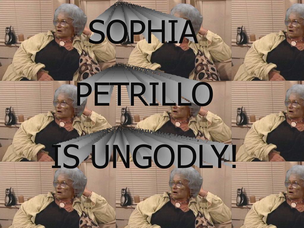 sophiapetrilloisungodly