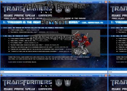 Boycott Transformers!