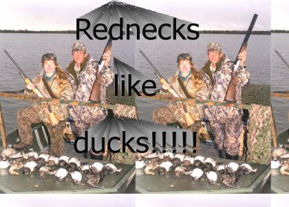 Redneck duck hunting crew