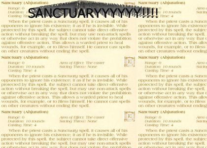 Sanctuary!!!