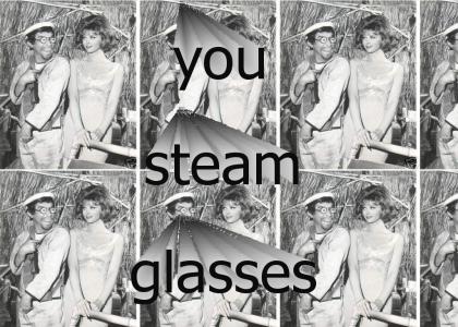 ginger steams glasses gilligan's island