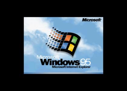 Windows 95 logo and jingle