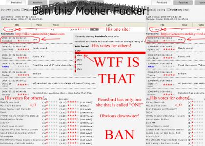 Ban Penisbird! Seriously, WTF?