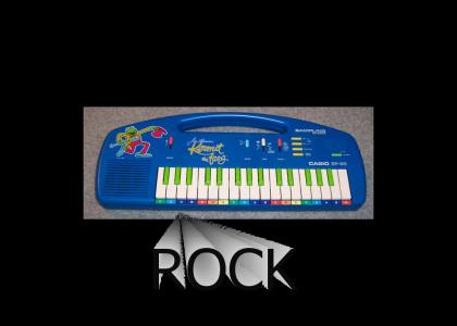 Rock out on the Casio Kermit Keyboard!