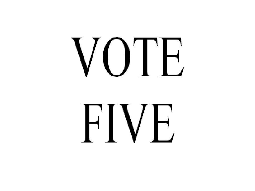 vote-five