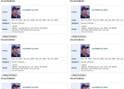 Lloyd Carr MySpace suicide