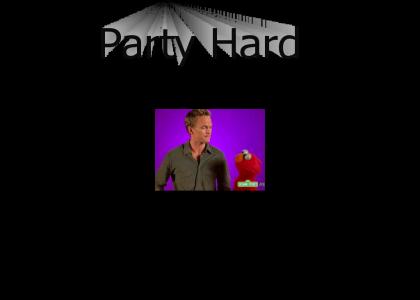 Neil Patrick Harris and Elmo Party Hard.