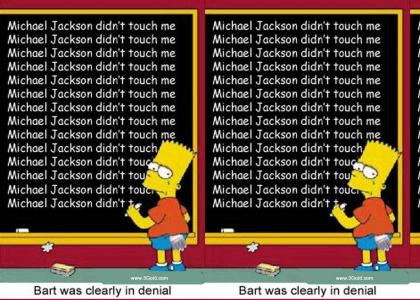 bart went to neverland ranch and came back............