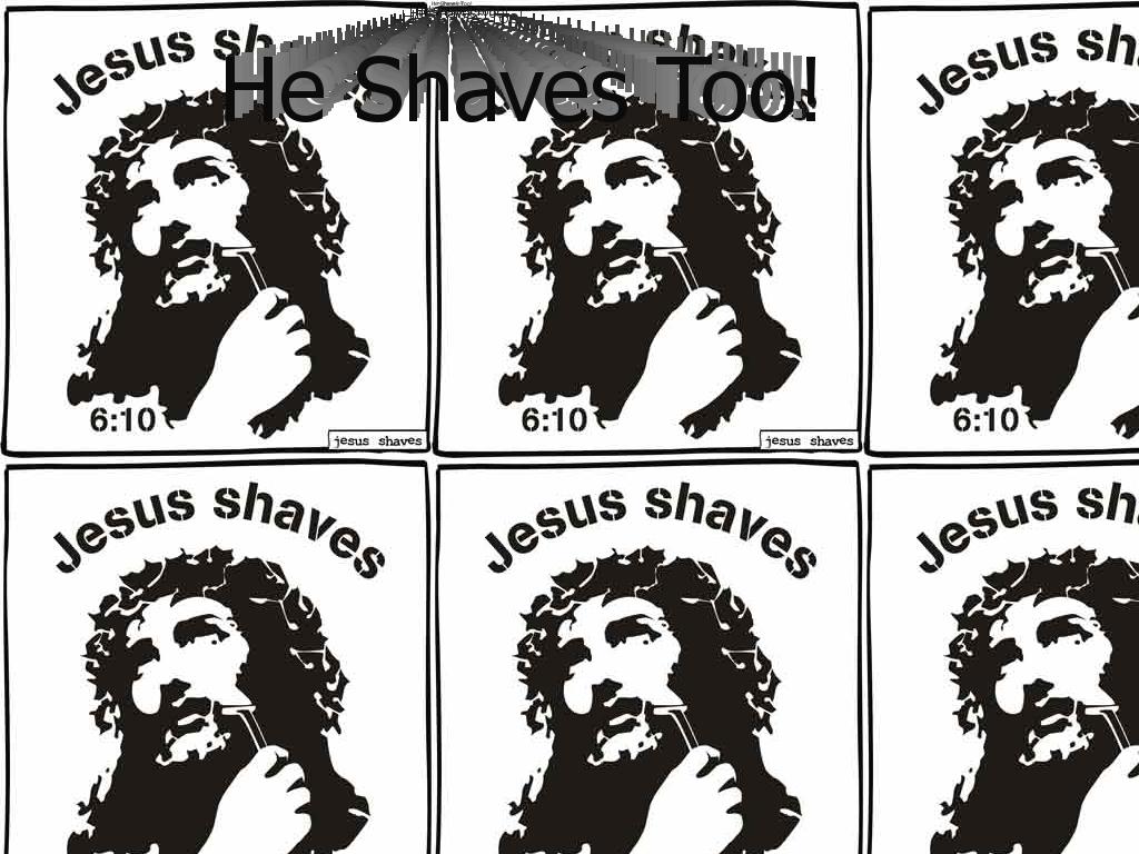 shavingjesus