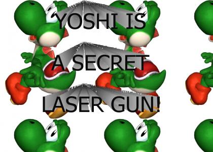 OMG TEH YOSHI IS A LASER GUN
