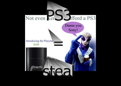 PS3 cost a pretty penny