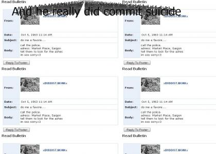 Buddhist Monk Myspace Suicide