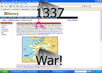hundred year war was 1337- audio updated