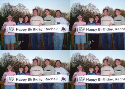 Happy Birthday Rachel