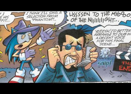 Sonic Comic Editor can't stand 4kids voice acting