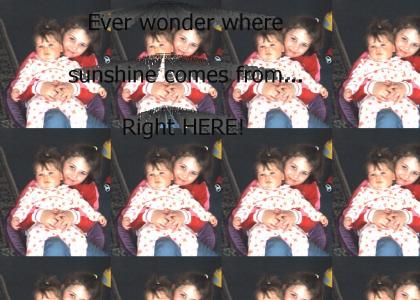 Where sunshine comes from...