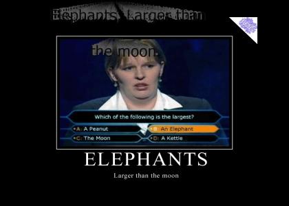 PTKFGS: Elephants, Larger than the moon