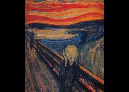 The Scream wants to... you know...
