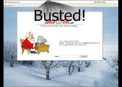 Santa gets busted!